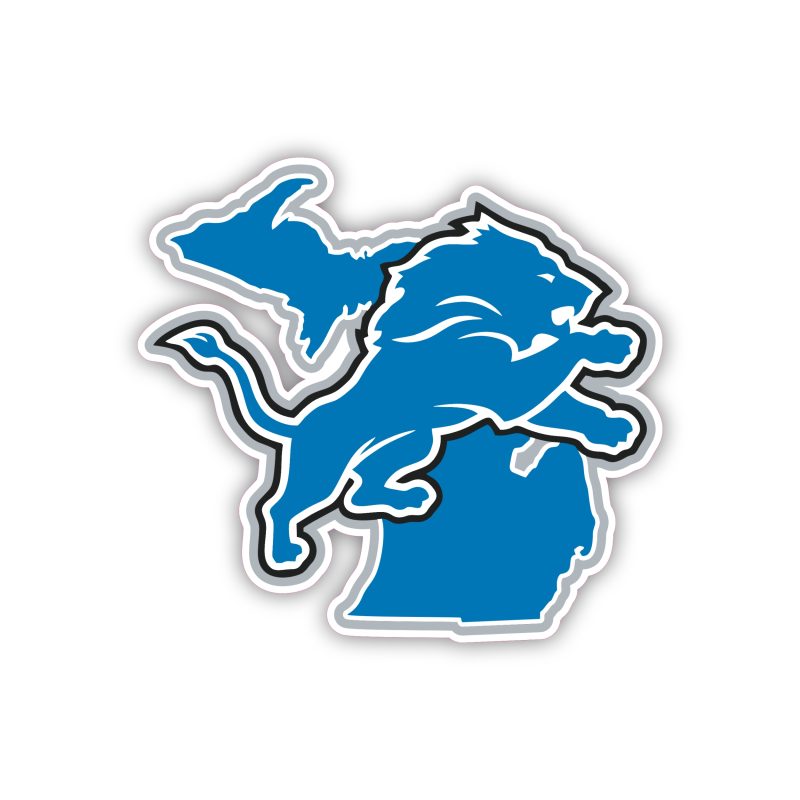 Detroit Lions - Blue State - Temporary Tattoo