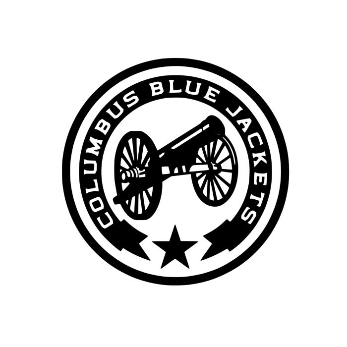 Columbus Blue Jackets Vinyl Decal - Custom Size