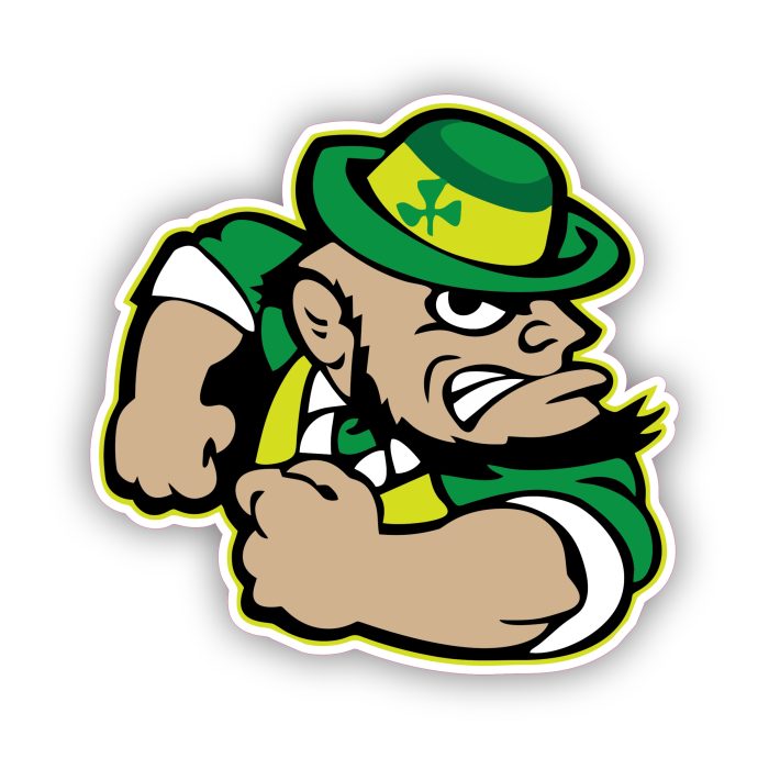 Notre Dame - Leprechaun - Temporary Tattoo