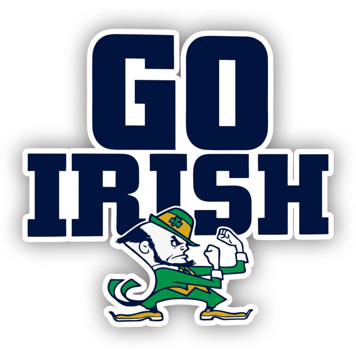 Notre Dame - Go Irish - Temporary Tattoo