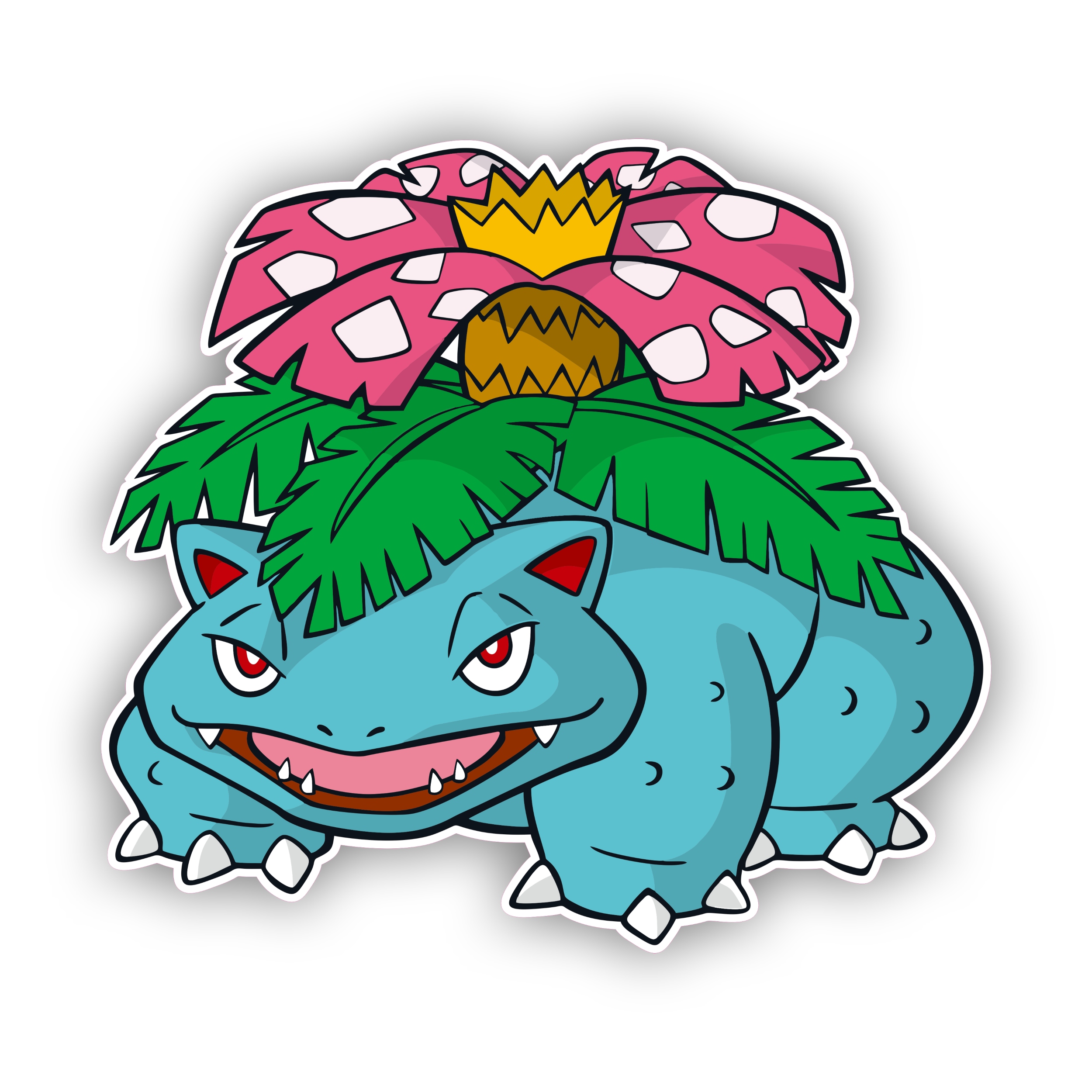 Venusaur Full Color Vinyl Decal