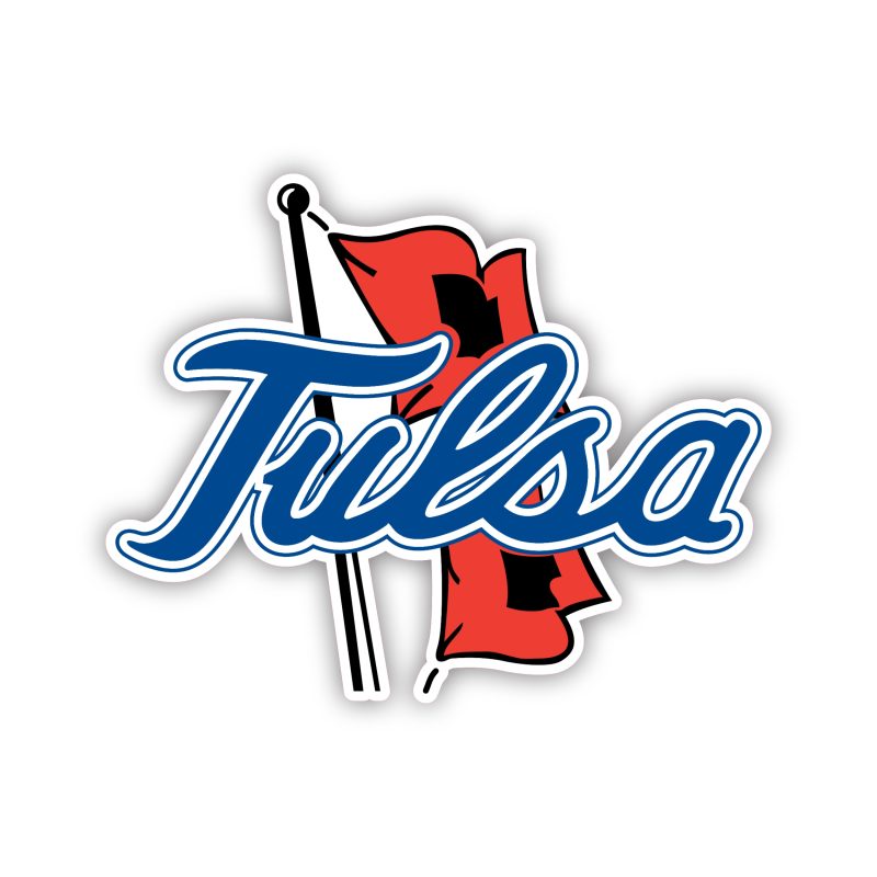 Tulsa Golden Hurricane Full Color Vinyl Decal - Custom Size