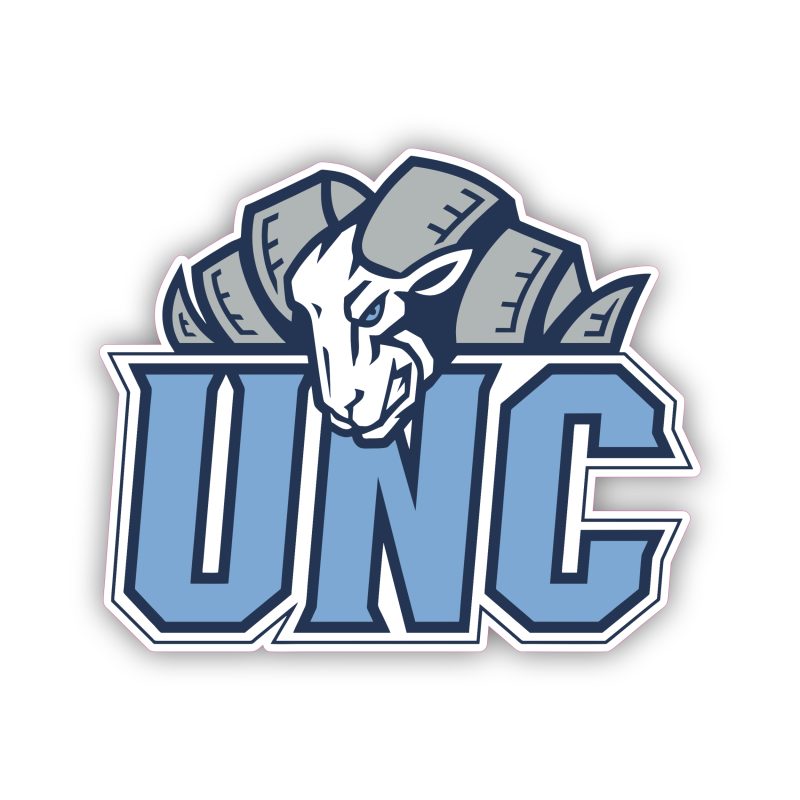 North Carolina Tar Heels Full Color Vinyl Decal - Custom Size
