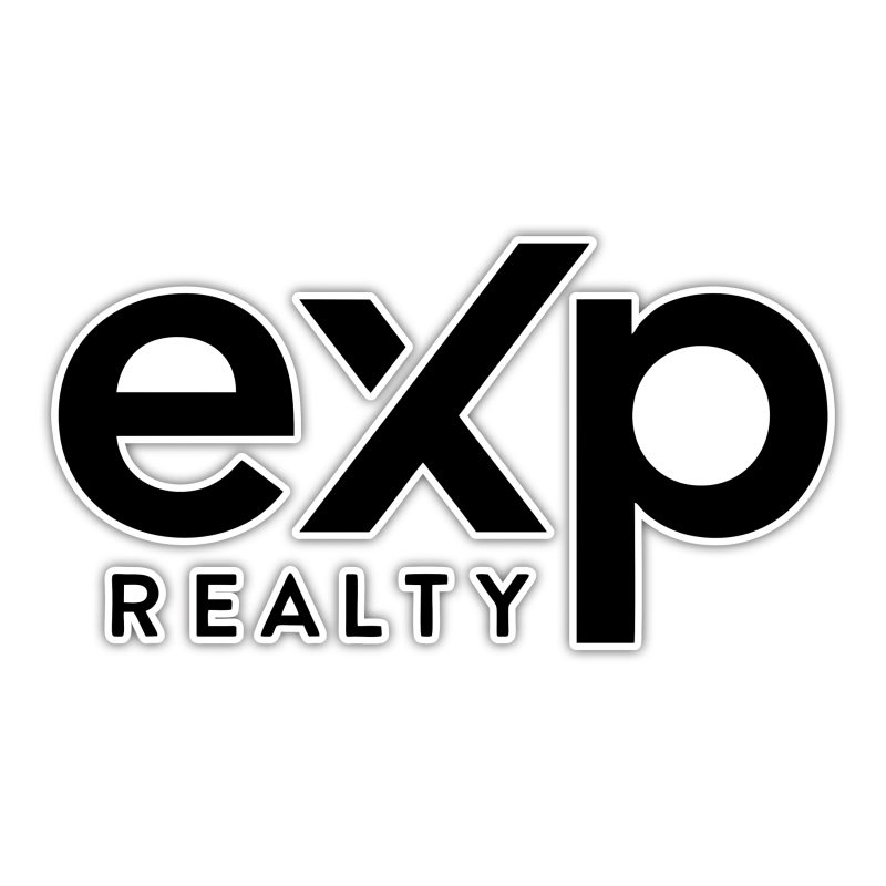 Black EXP Realty - Full Color Vinyl Decal - Custom Size