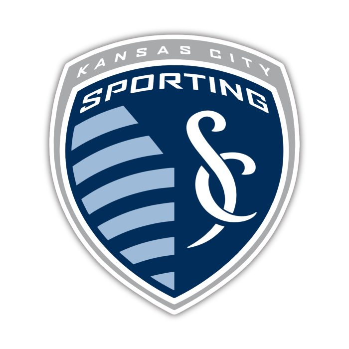 Sporting Kansas City - Logo - Full Color Vinyl Sticker - Custom Size