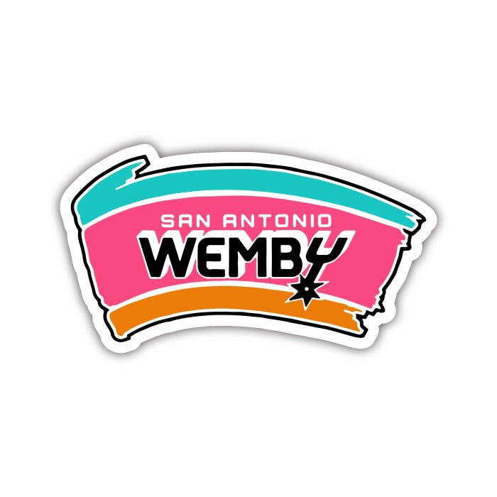 San Antonio Wembly - Full Color Vinyl Sticker - Custom Size