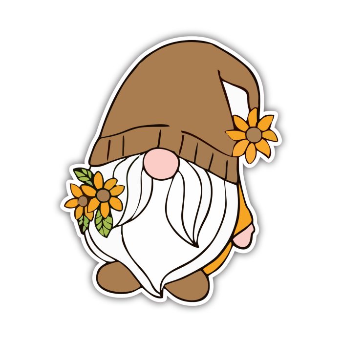 Gnomes Full Color Vinyl Decal - Custom Size