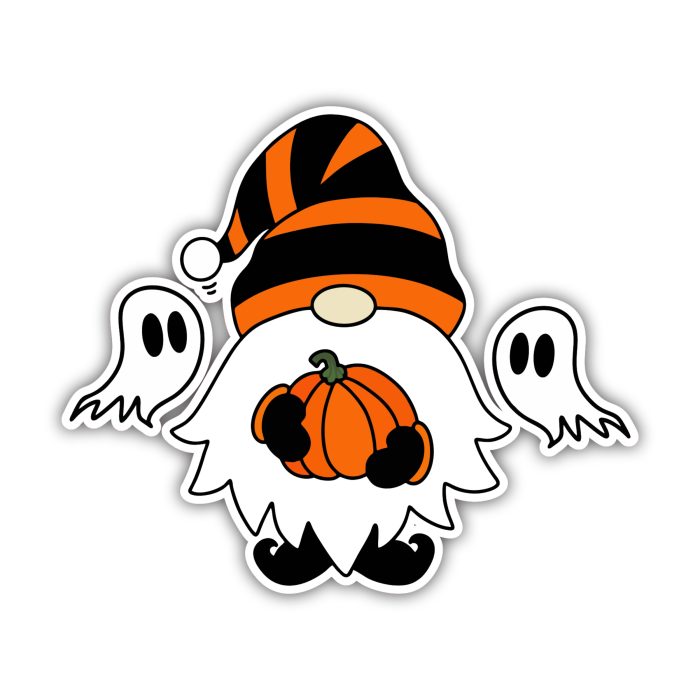 Gnomes Full Color Vinyl Decal - Custom Size