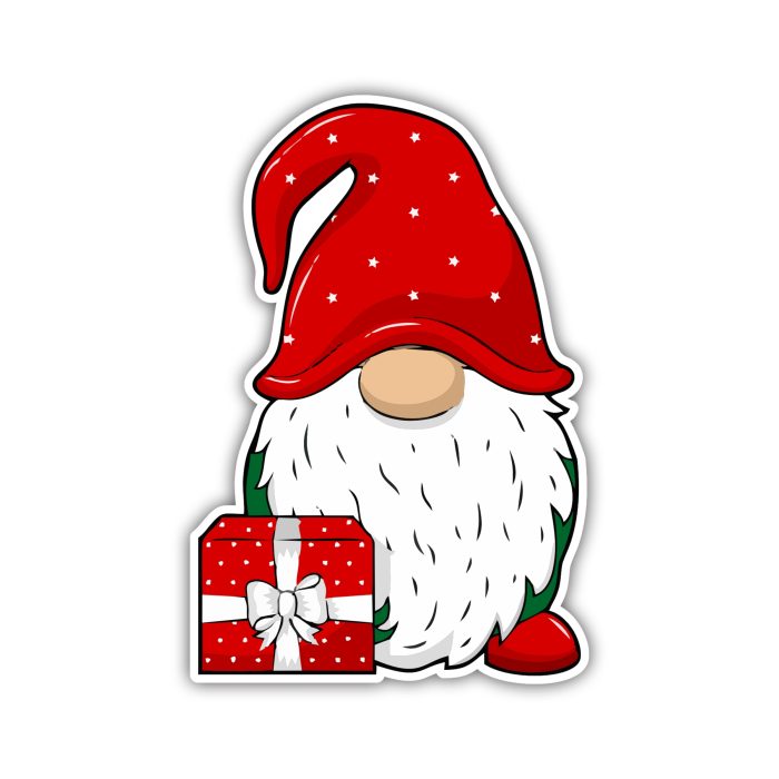 Gnomes Full Color Vinyl Decal - Custom Size