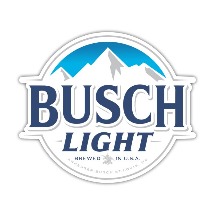Busch Light Full Color Vinyl Decal - Custom Size