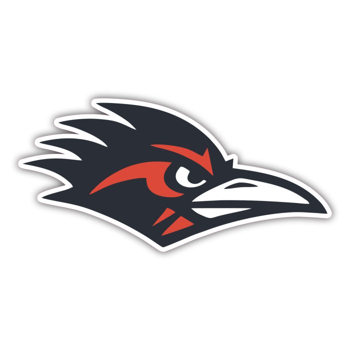 UTSA Roadrunners - Head - Full Color Vinyl Decal - Custom Size