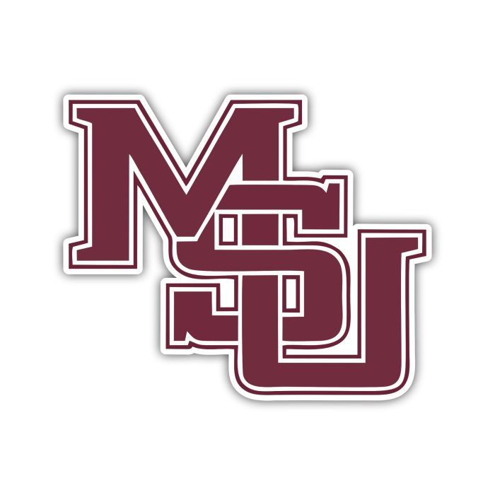 Mississippi State Bulldogs Full Color Vinyl Decal - Custom Size