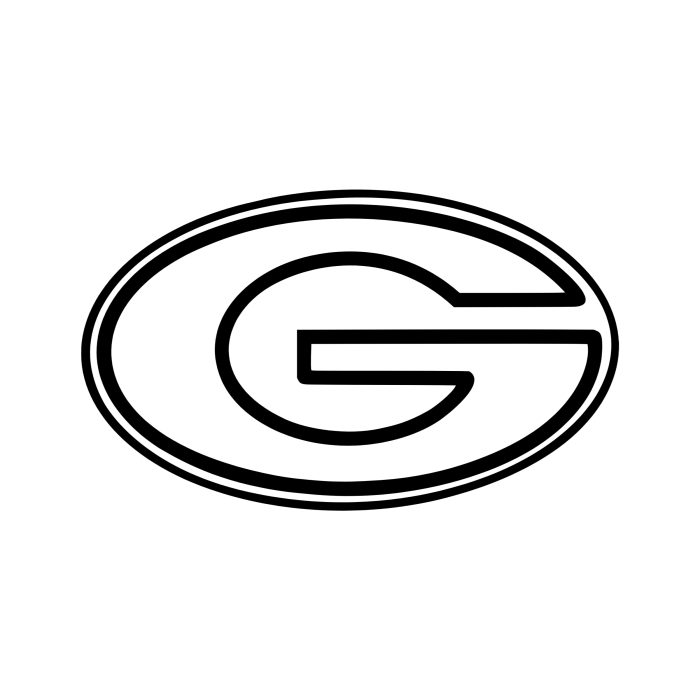 Georgia Bulldogs Vinyl Decal - Custom Size