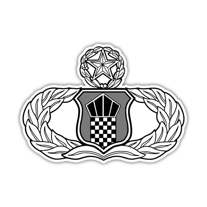 Custom for Sam - Atc Level 7 Badge - Full Color Vinyl Decal - Custom Size