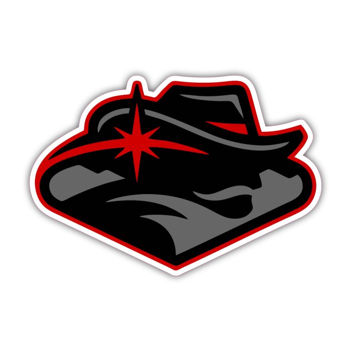 UNLV - New Logo - Full Color Vinyl Decal - Custom Size