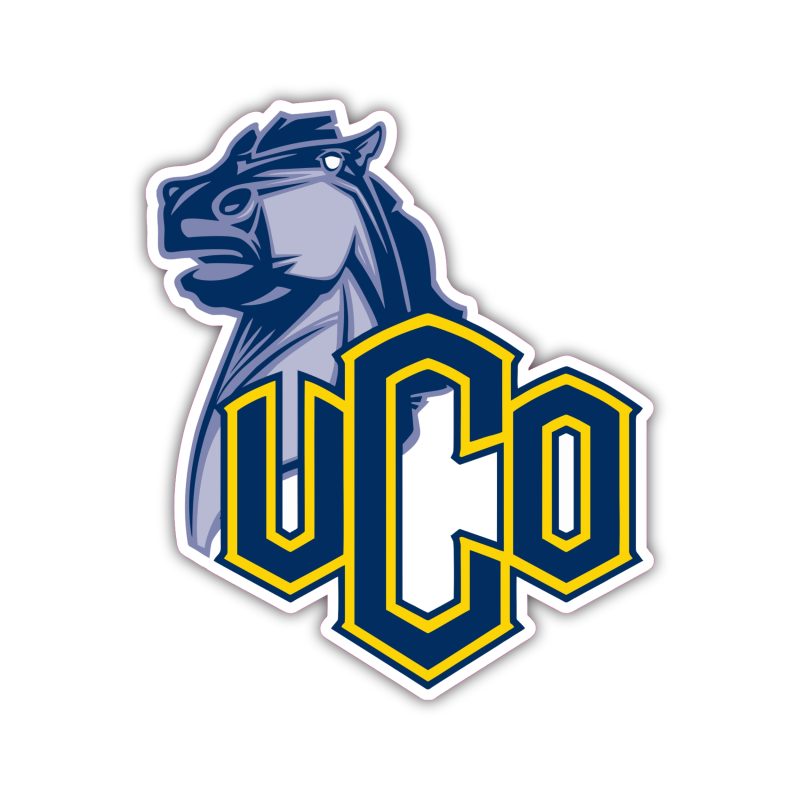 University of Central Oklahoma - Logo - Full Color Vinyl Decal - Custom Size