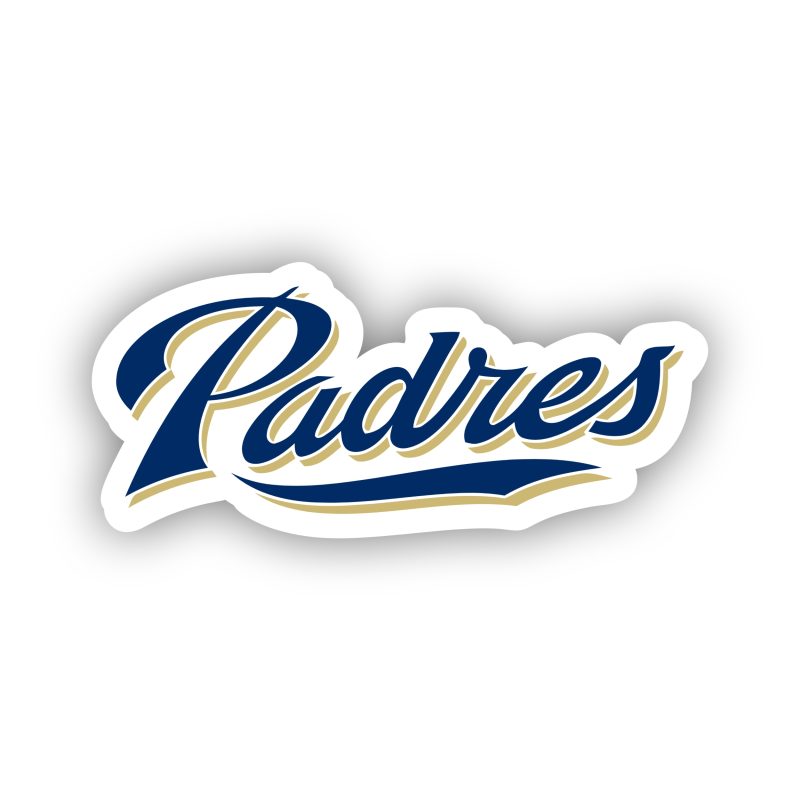San Diego Padres - Padres Cursive - Temporary Tattoo