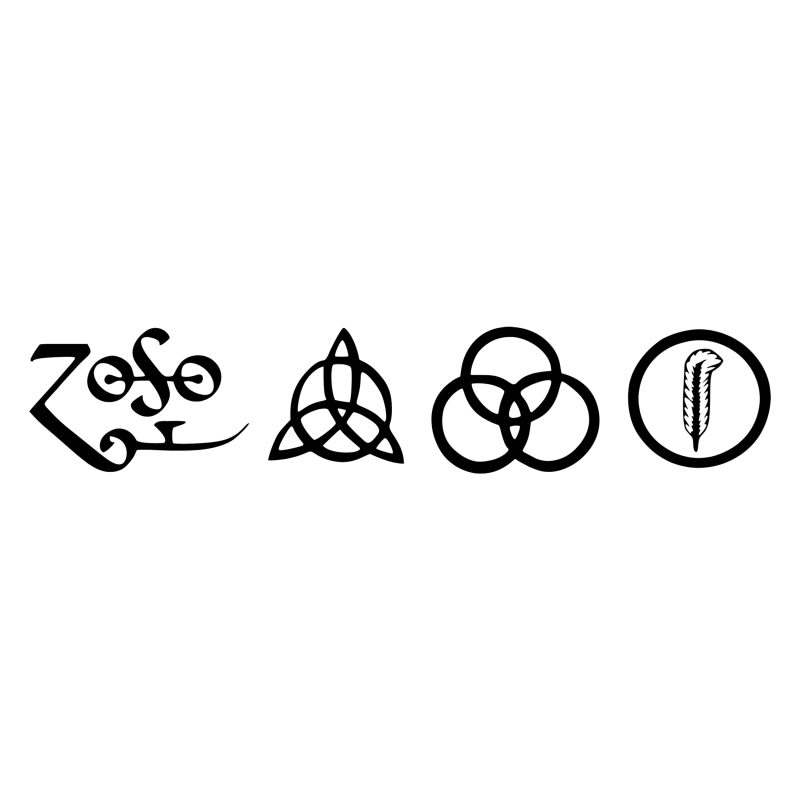 Led Zeppelin Vinyl Decal - Custom Size