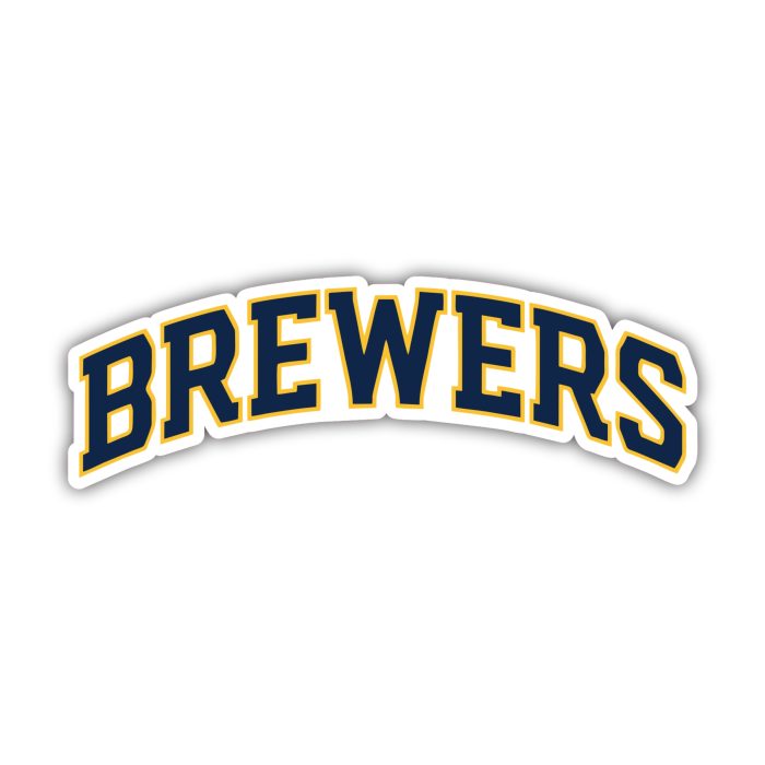 Milwaukee Brewers - Name - Temporary Tattoo