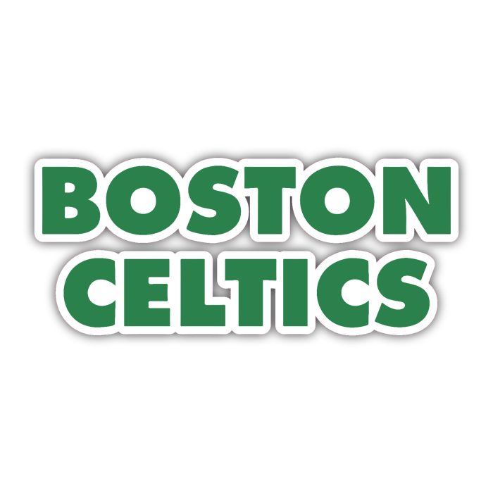 Boston Celtics - Name - Temporary Tattoo