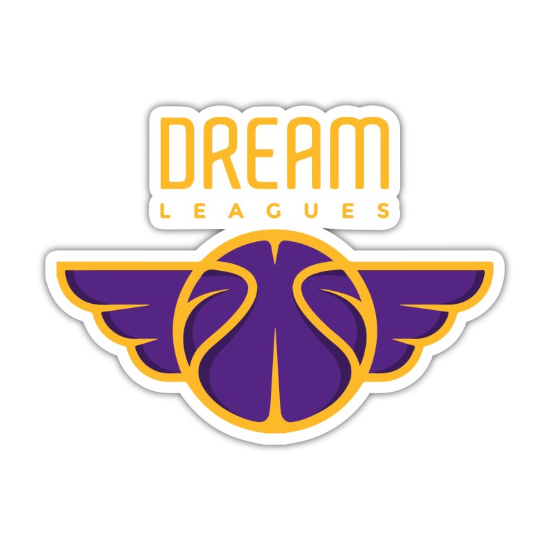 Los Angeles Lakers Full Color Vinyl Sticker - Custom Size