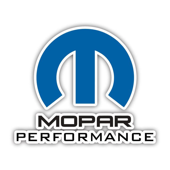 Mopar - Mopar Performance - Full Color Vinyl Decal - Custom Size