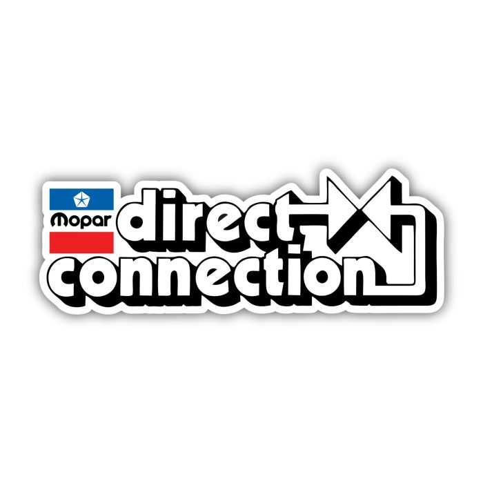 Mopar- Direction Connection - Full Color Vinyl Decal - Custom Size