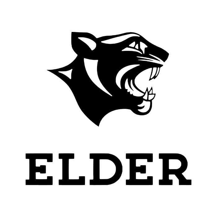 Elder High School Panthers Vinyl Decal - Custom Size