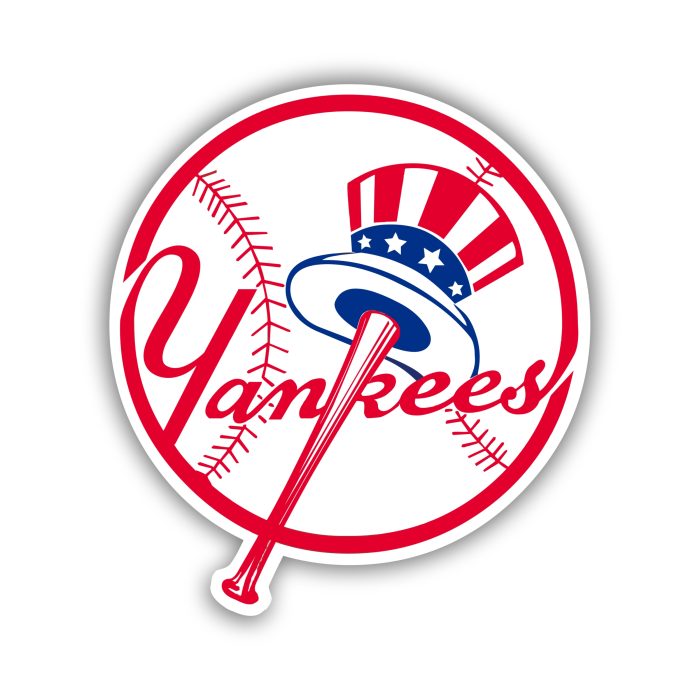New York Yankees - Yankees With Baseball - Temporary Tattoo
