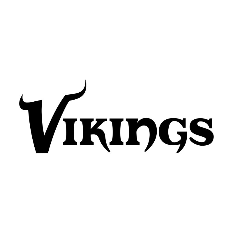 Minnesota Vikings Vinyl Decal - Custom Size
