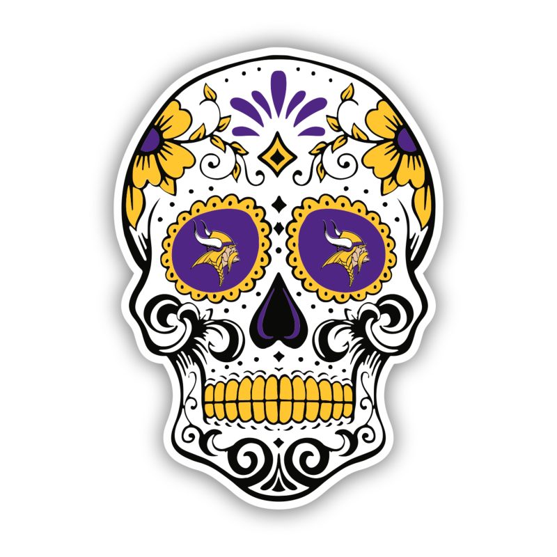 Minnesota Vikings Full Color Vinyl Sticker - Custom Size