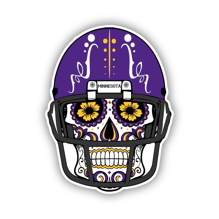 Minnesota Vikings Full Color Vinyl Sticker - Custom Size