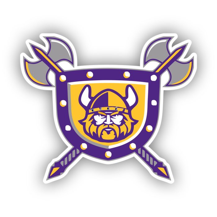 Minnesota Vikings Full Color Vinyl Sticker - Custom Size