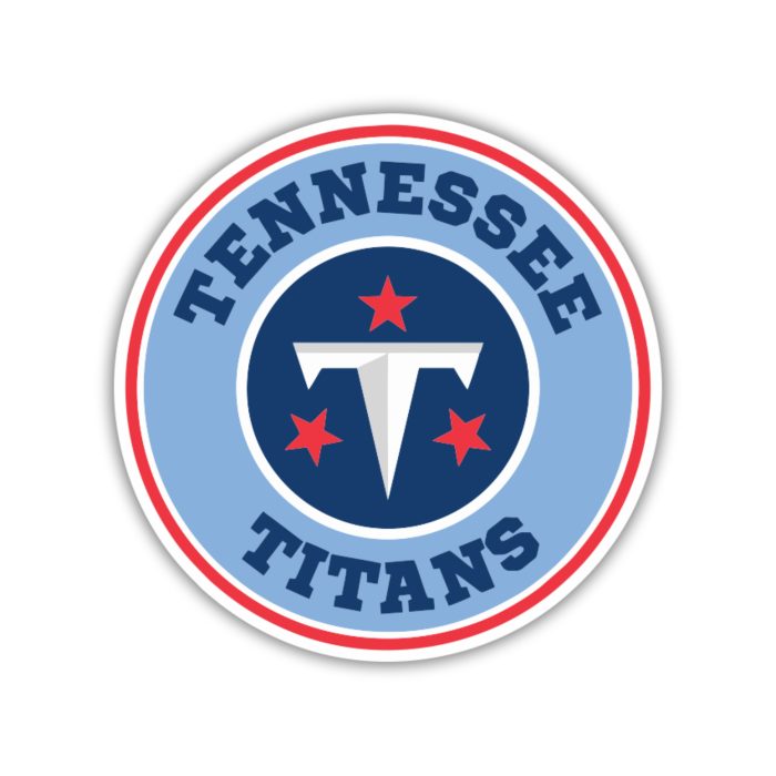 Tennessee Titans Full Color Vinyl Sticker – Custom Size