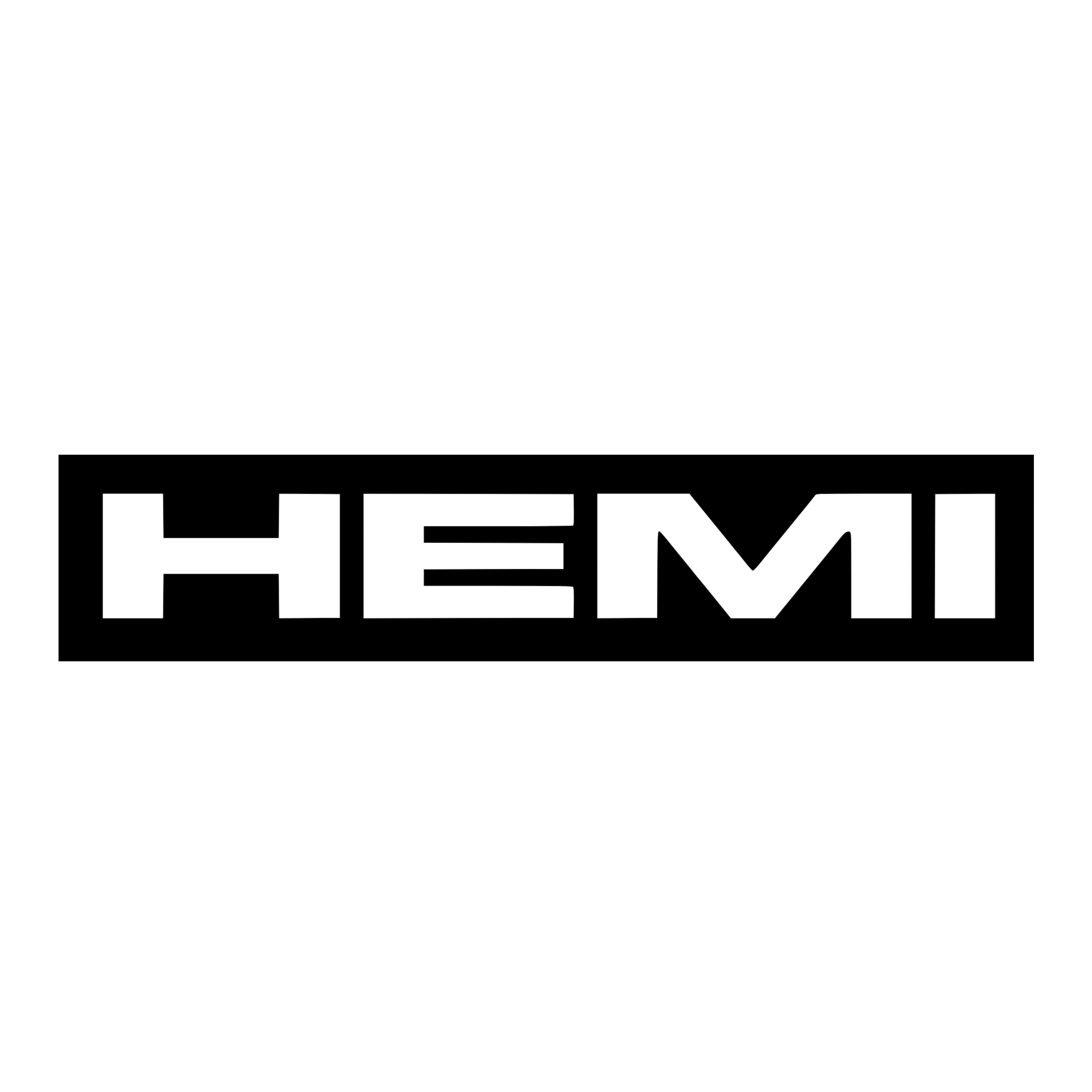 HEMI Vinyl Decal- Custom Size