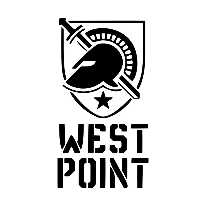 Army Black Knights Vinyl Decal - Custom Size