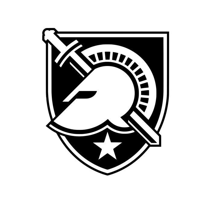 Army Black Knights Vinyl Decal - Custom Size