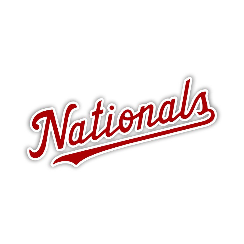 Washington Nationals - Nationals Cursive - Temporary Tattoo