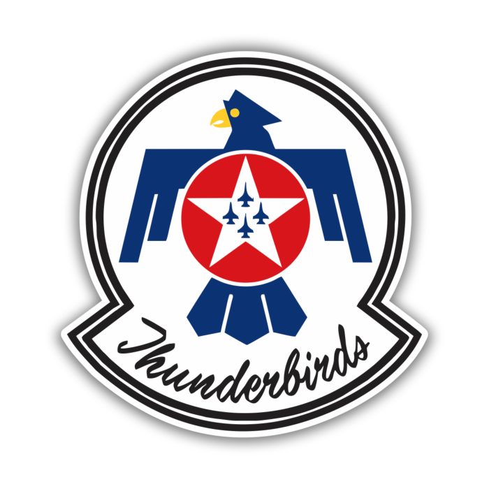 Air Force - Thunderbirds- Full Color Vinyl Decal