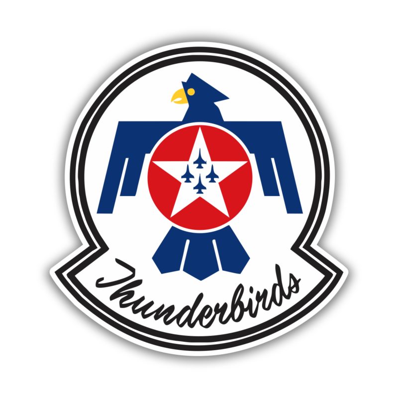 Air Force - Thunderbirds- Full Color Vinyl Decal
