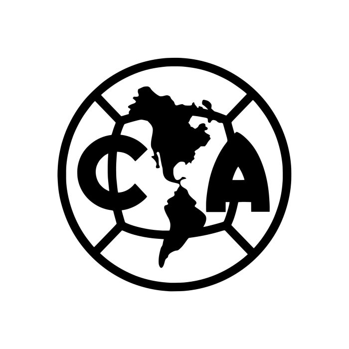 Club America -  Vinyl Decal - Custom Size