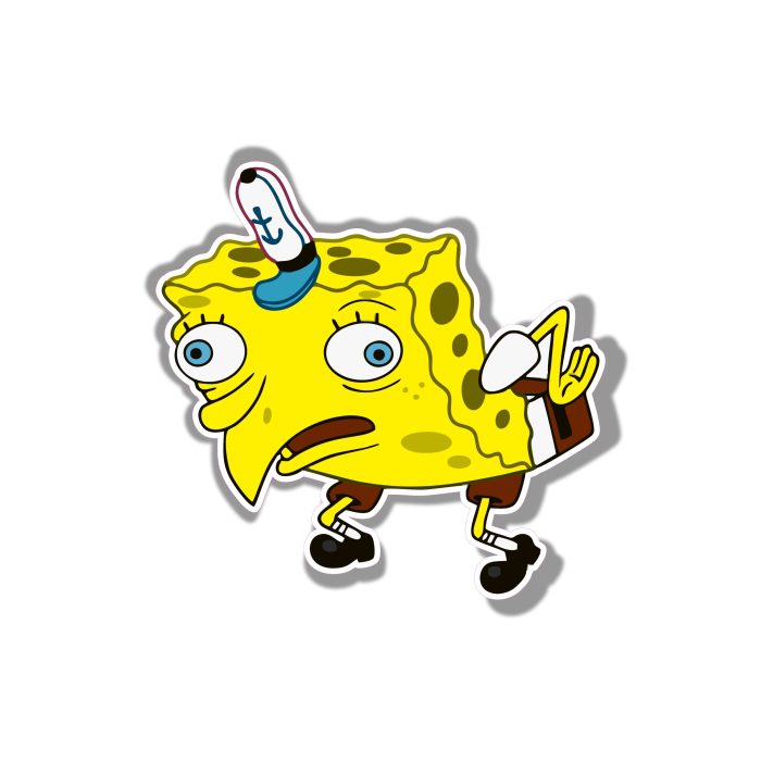 Spongebob - Full Color Vinyl Decal - Custom Size
