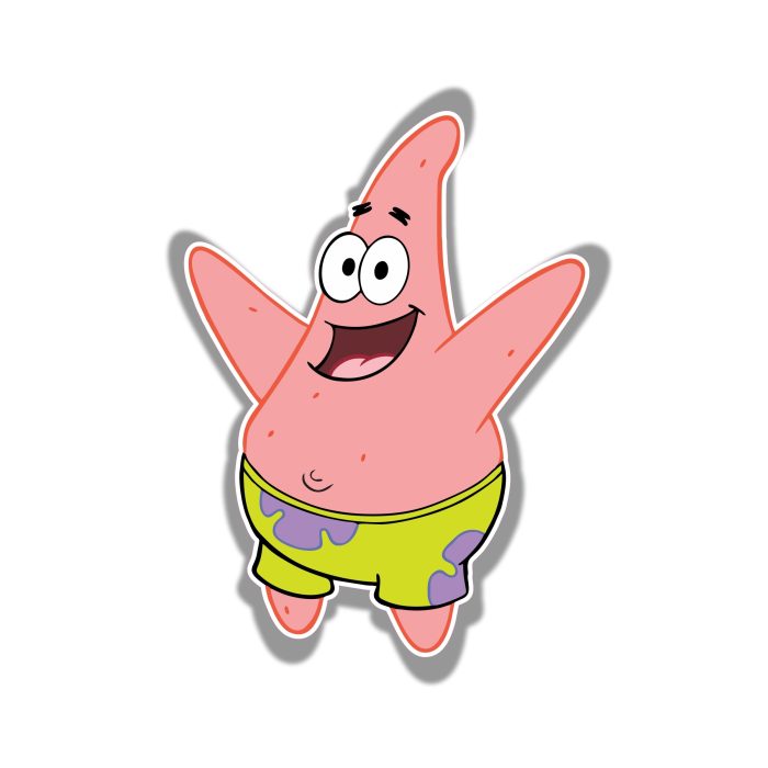 Spongebob - Patrick Full Color Vinyl Decal - Custom Size