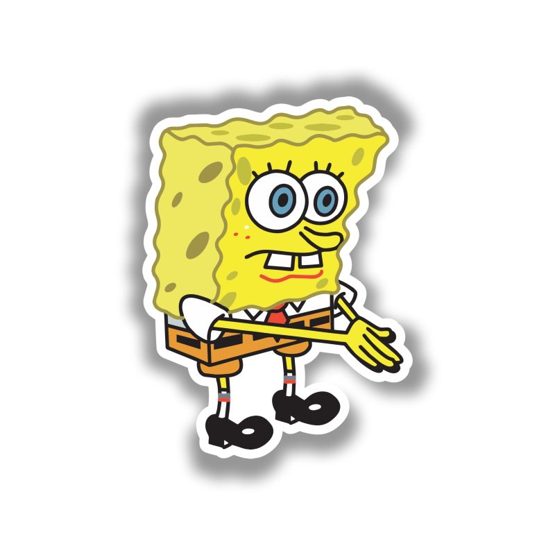 Spongebob - Full Color Vinyl Decal - Custom Size
