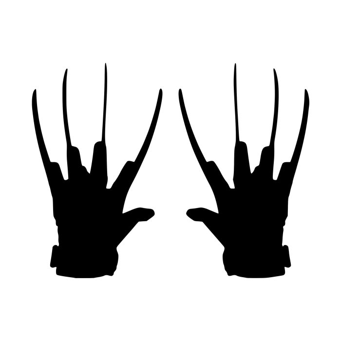 Horror- Freddy Krueger- Vinyl Decal - Custom Size