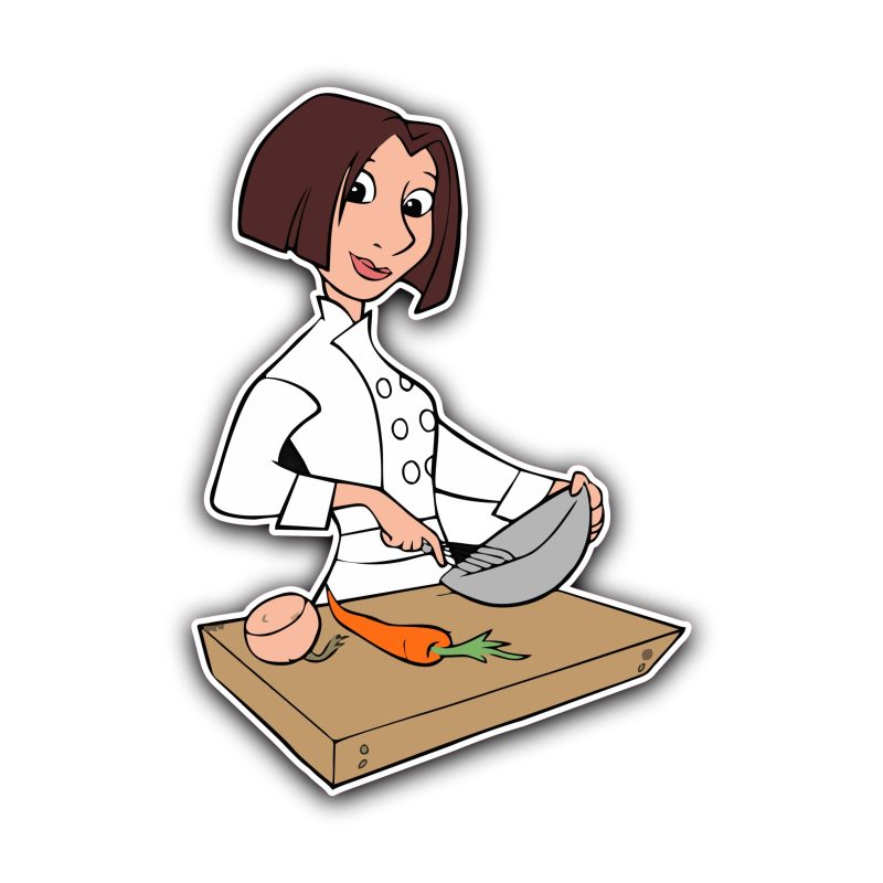 Ratatouille Full Color Vinyl Sticker - Custom Size