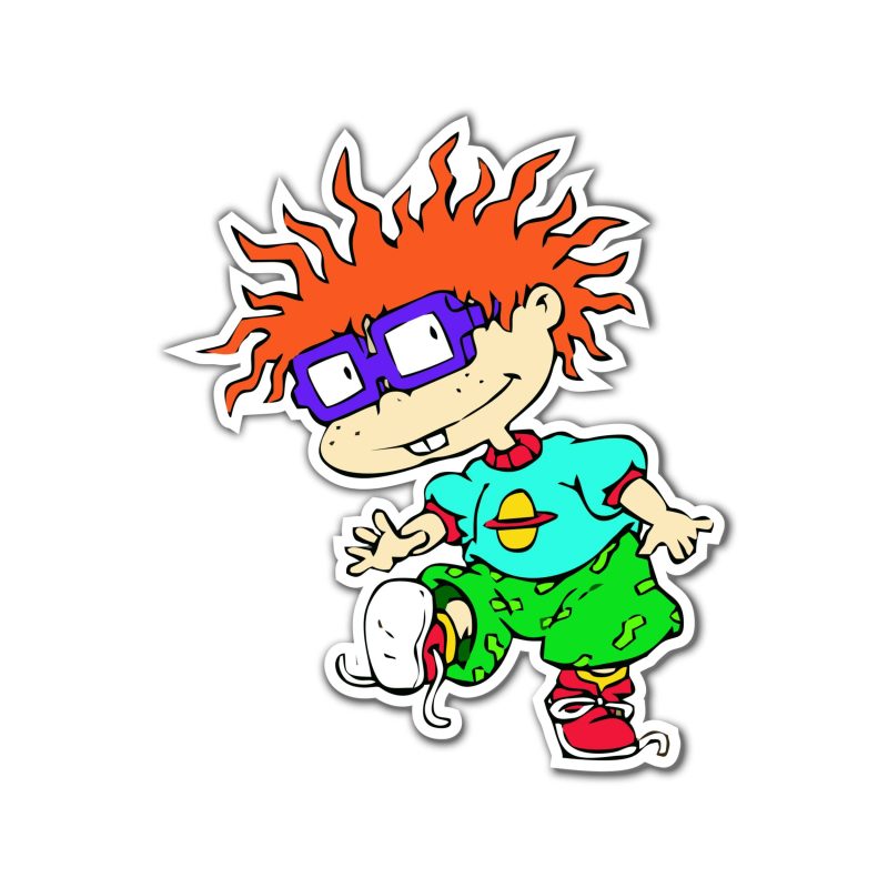 Rugrats - Chuckie - Full Color Vinyl Sticker - Custom Size