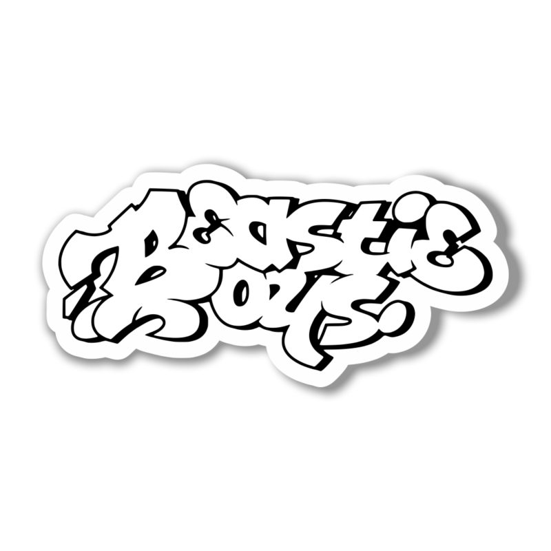 Beastie Boys - Name - Full Color Vinyl Sticker - Custom Size