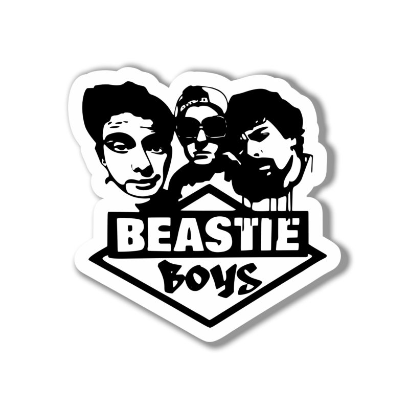 Beastie Boys - Boys With Name - Full Color Vinyl Sticker - Custom Size