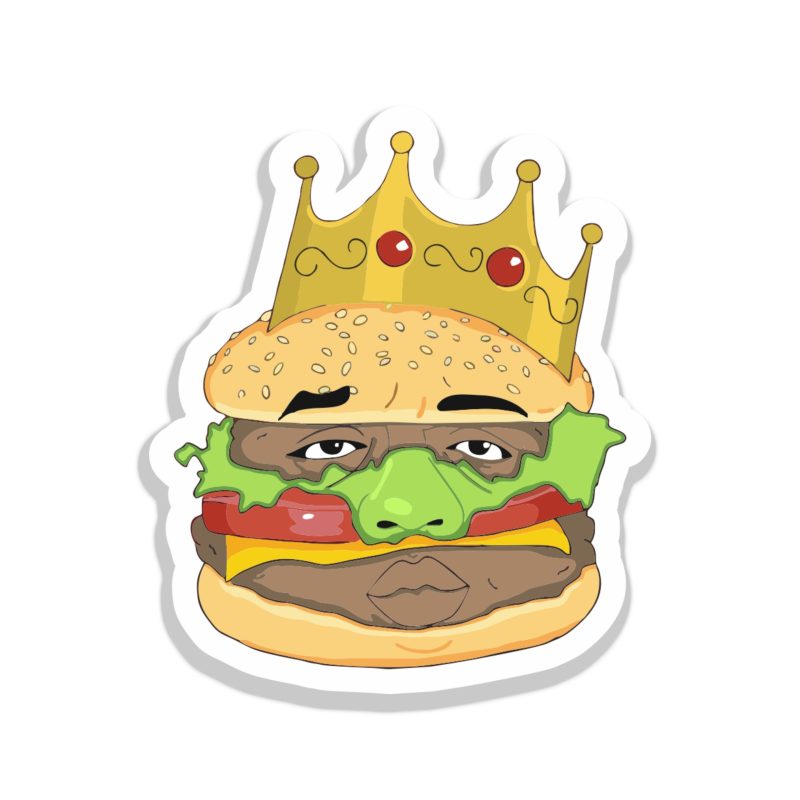 The Notorious BIG - Big Mac - Full Color Vinyl Sticker - Custom Size